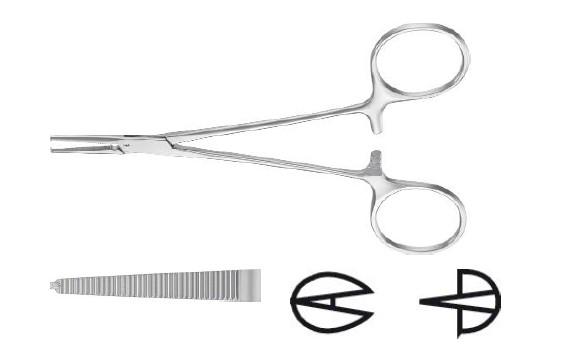 ХЕЛСТЕД-МОСКІТ ЗАТИСКАЧ ДЕЛ. ПРЯМ. 1X2 125MM